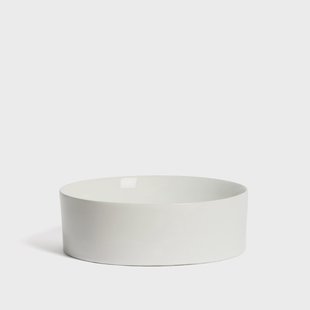 Kave Home Ronde Waskom Ovara Keramiek, 36cm - Wit