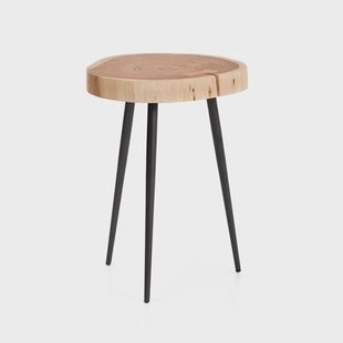Kave Home Ronde Bijzettafel Tanive Acaciahout, 35cm - Naturel