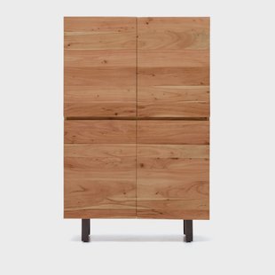 Kave Home Opbergkast Uxue Acaciahout, 155 x 100cm - Bruin