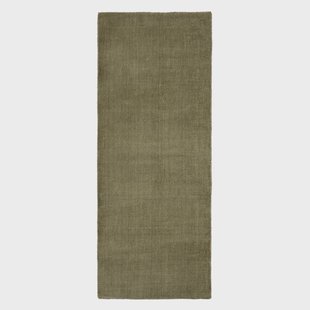 Kave Home Vloerkleed Empuries 80 x 200cm - Donkergroen