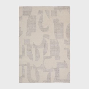 Kave Home Vloerkleed Norela Wolmix, 200 x 300cm - Lichtgrijs