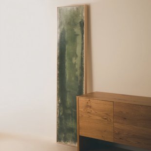Kave Home Schilderij Selnar 60 x 90cm - Groen