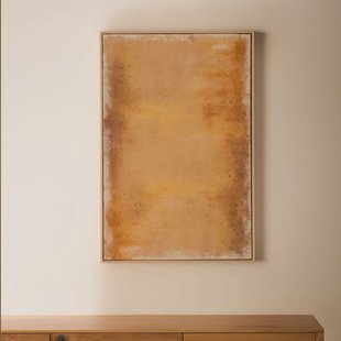 Kave Home Schilderij Selnar 60 x 90cm - Geel