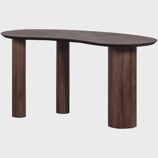 WOOOD Organisch Bureau/Sidetable Sun Teakhout, 150cm - Bruin