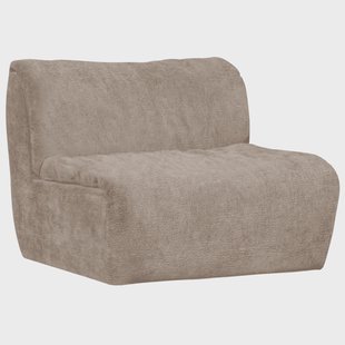 WOOOD Bank Baggy 1-zits, Chenille - Zand