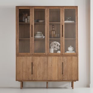 DTP Home Vitrinekast Bliss Teakhout, 210 x 160cm - Naturel