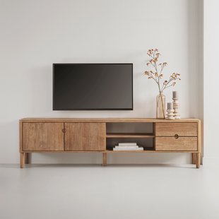DTP Home TV-meubel Apollo No. 2 Teakhout, 210cm - Naturel