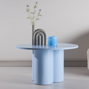 Nohr Ronde Salontafel Anh 80cm - Lichtblauw