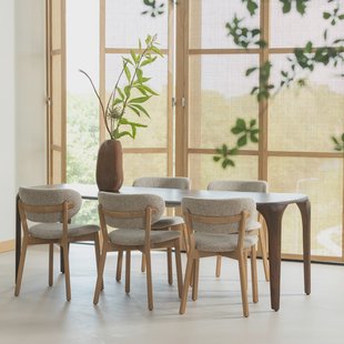 WOOOD Deens Ovale Eettafel Fiore Mangohout, 230 x 95cm - Donkerbruin - Ovaal