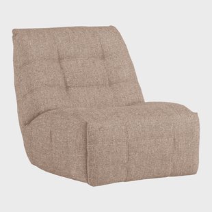 WOOOD Relaxfauteuil Hein Melange stof - Naturel