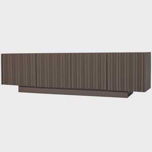 WOOOD TV-meubel Nova Grenenhout, 200cm - Truffel Bruin