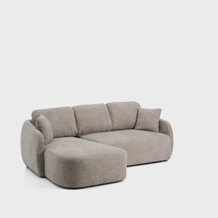 Kave Home 3-zits Lounge Slaapbank Laira Links, Chenille - Taupe
