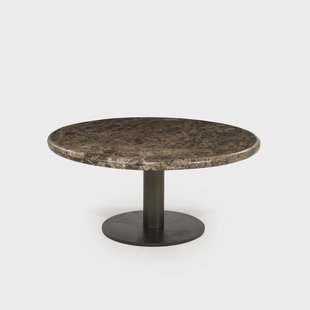 Eleonora Ronde Salontafel Luigi Marmer, 75cm - Bruin