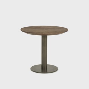 Eleonora Ronde Salontafel Esila Mangohout, 50cm - Bruin
