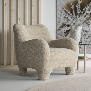 Eleonora Fauteuil Shaun Sheep stof - Taupe