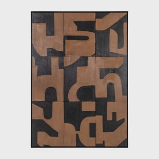 Richmond Wall Art Cascade 140 x 100cm - Bruin