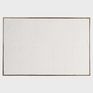 Richmond Wall Art Decadence 80 x 120cm - Wit