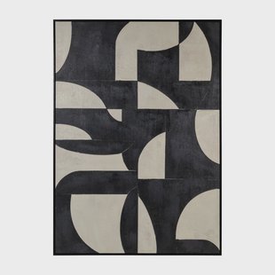 Richmond Wall Art Splendor 140 x 100cm - Zwart