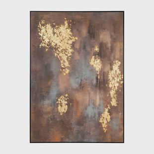 Richmond Wall Art Golden Gleam Jute, 140 x 100cm - Goud