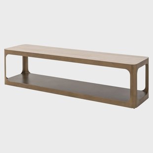 Richmond TV-meubel Claridge Keramiek/Glas en ijzer, 160cm - Zand