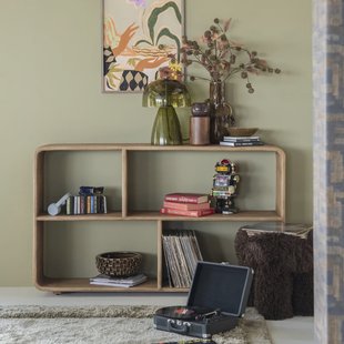 By-Boo Dressoir Rigato Mangohout, 150cm - Bruin