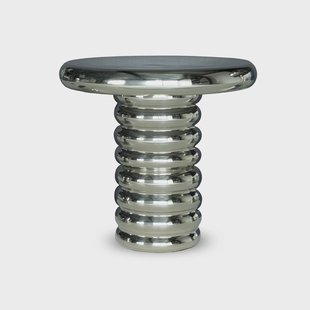 By-Boo Ronde Bijzettafel Chromeo 41cm