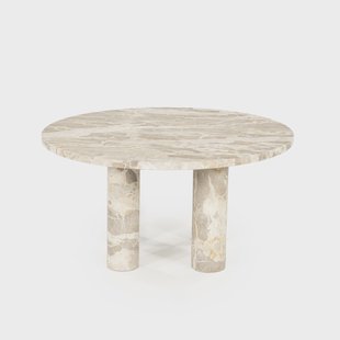 By-Boo Ronde Salontafel Marmo Marmer, 70cm - Beige