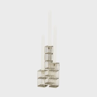 By-Boo Kaarshouder WireWorks Set van 3 stuks - Silver