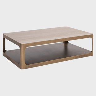 Richmond Salontafel Claridge Keramiek/Glas en ijzer, 130 x 80cm - Zand