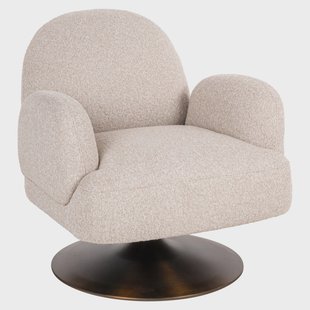Richmond Draaifauteuil Kagney Bouclé - Bisque