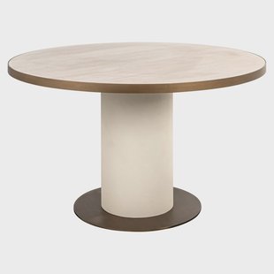 Richmond Ronde Eettafel Tivoli Keramiek, 130cm - Wit