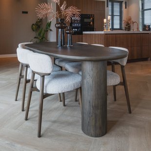 Richmond Organische Eettafel Ellington Hout, 230 x 100cm - Bruin