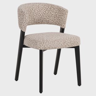 Richmond Eetkamerstoel Zeno Leopard stof - Beige