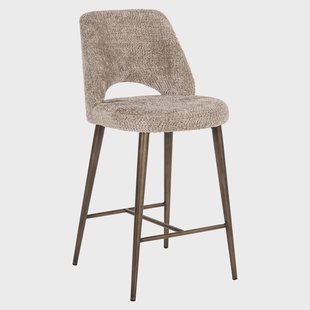Richmond Barstoel Delphine Lovely stof - Naturel (zithoogte 67cm)