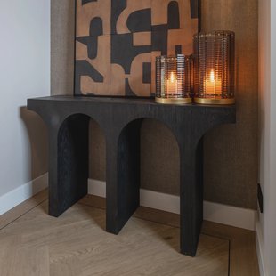Richmond Sidetable Ashford Eiken, 140cm - Donkerbruin