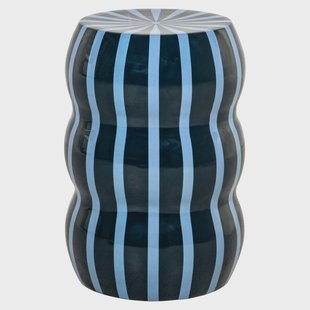 Richmond Bijzettafel Boyd 33cm - Blauw - Rond