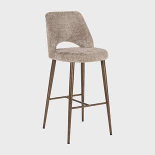 Richmond Barstoel Delphine Chenille - Naturel (zithoogte 76cm)