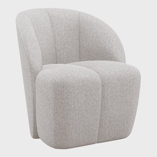 WOOOD Draaifauteuil Mojo Bouclé - Ecru