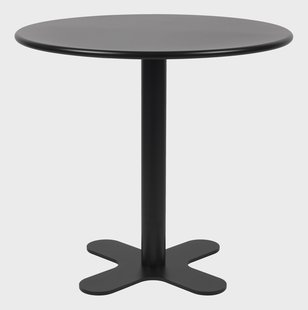 ZILT Ronde Outdoor Bistrotafel Yusuf 80cm - Zwart