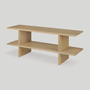 Ethnicraft Sidetable Kabuki Geolied Eikenhout, 103cm - Naturel