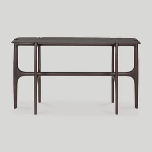 Ethnicraft Sidetable PI Gevernist Teakhout, 140cm - Donkerbruin