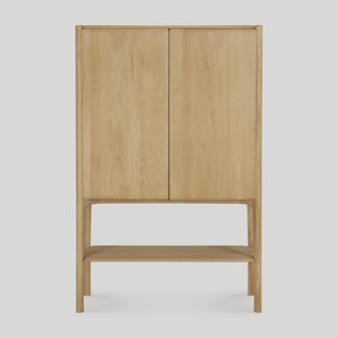 Ethnicraft Opbergkast PI Geolied Eikenhout, 170 x 110cm - Naturel