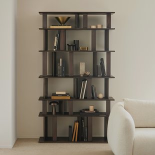 Ethnicraft Wandrek Block Gevernist Mahoniehout, 207 x 120cm - Espresso