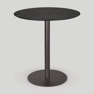 Ethnicraft Ronde Bistrotafel Blend 70cm - Zwart