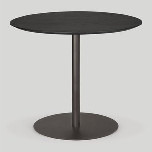 Ethnicraft Ronde Bistrotafel Blend 90cm - Zwart
