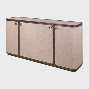 Richmond Dressoir Willox Linnen en eiken, 180cm - Bruin