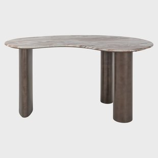 Richmond Organisch Bureau Brando Marmer en MDF, 160 x 80cm - Bruin