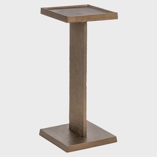 Richmond Bijzettafel Foley Brass Antique, 25 x 25cm - Goud - Vierkant