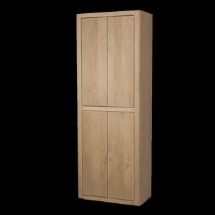 Tower Living Opbergkast Tenna Mangohout, 220 x 80cm - Naturel