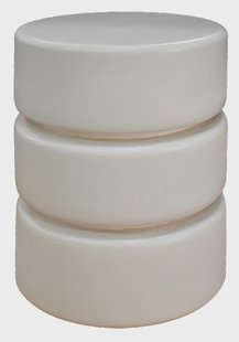 LABEL51 Ronde Bijzettafel Milly Mangohout, 35cm - Soft Sand